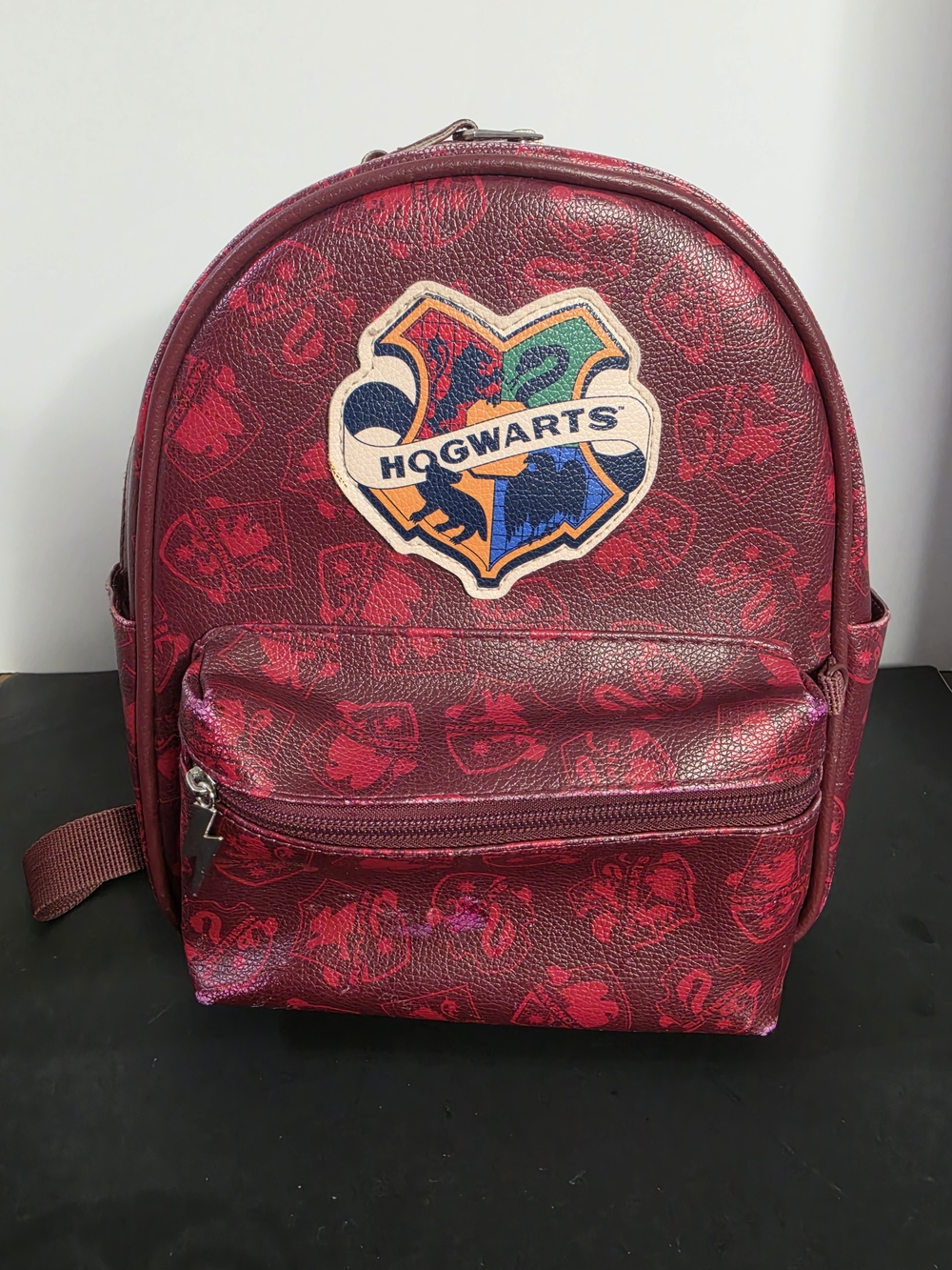 Hogwarts Burgundy Red Mini Backpack